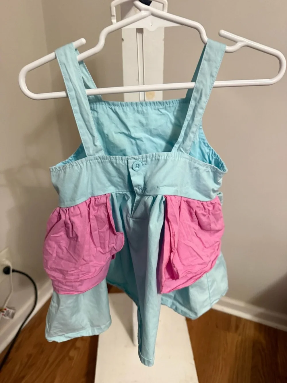 Baby Essentials Flamingo Dress & Diaper Cover